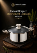 Faitout Bergner Revêtement Diamant Ø24cm