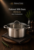 Faitout Silit Inox Ø24cm avec Graduations